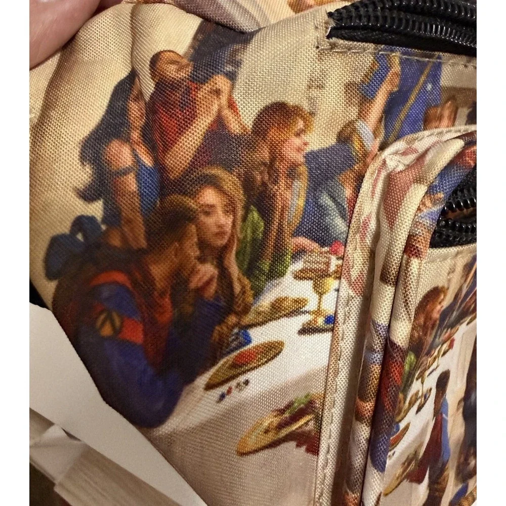 Logic Everybody Album Print Zip Canvas Adjustable Fanny‎ Pack Pouch